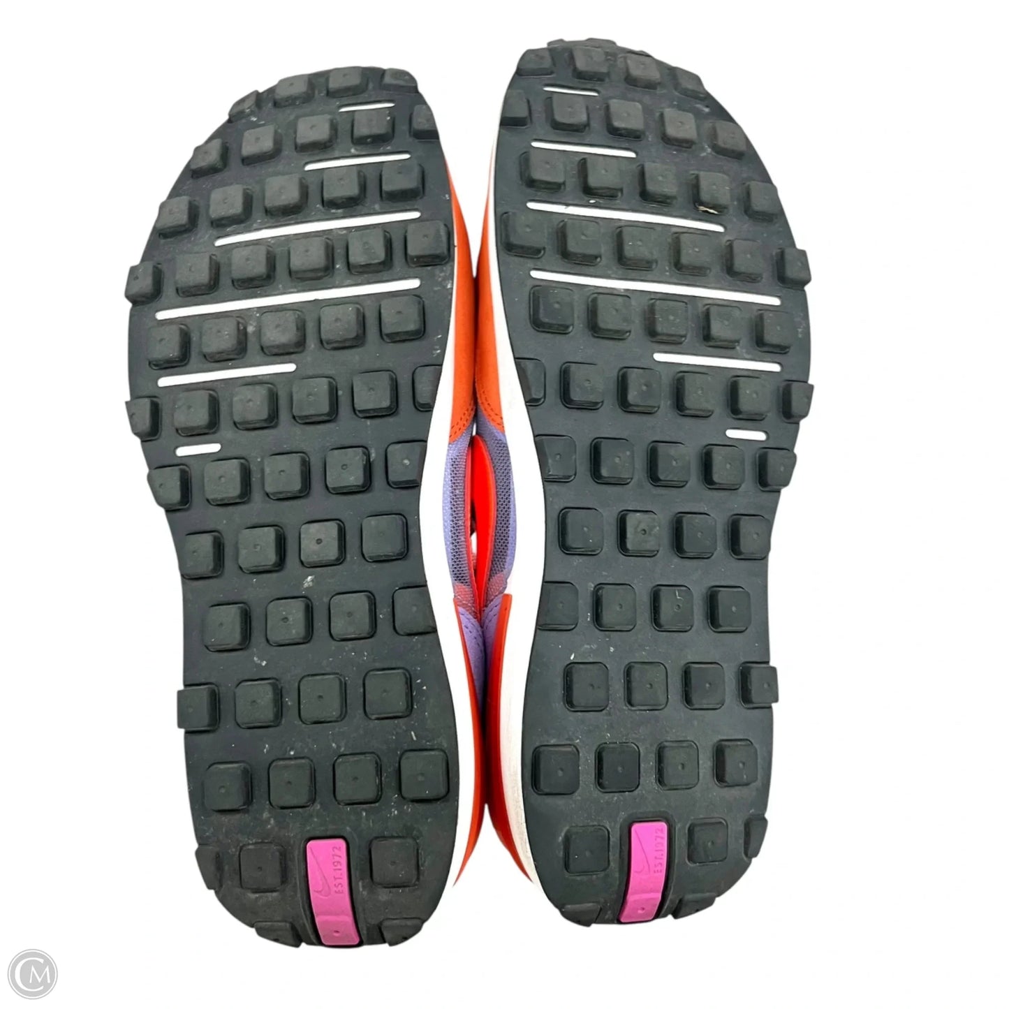 Shoes Sneakers By Nike In Orange & Purple, Size: 9