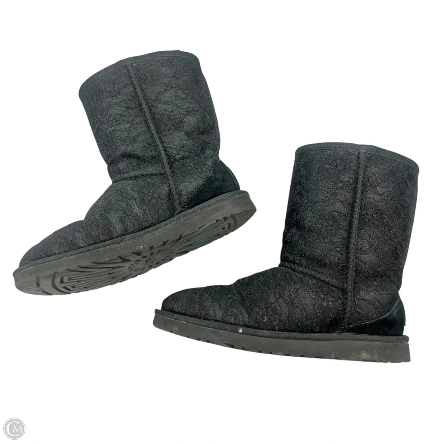 Boots Designer By Ugg In Black, Size: 8