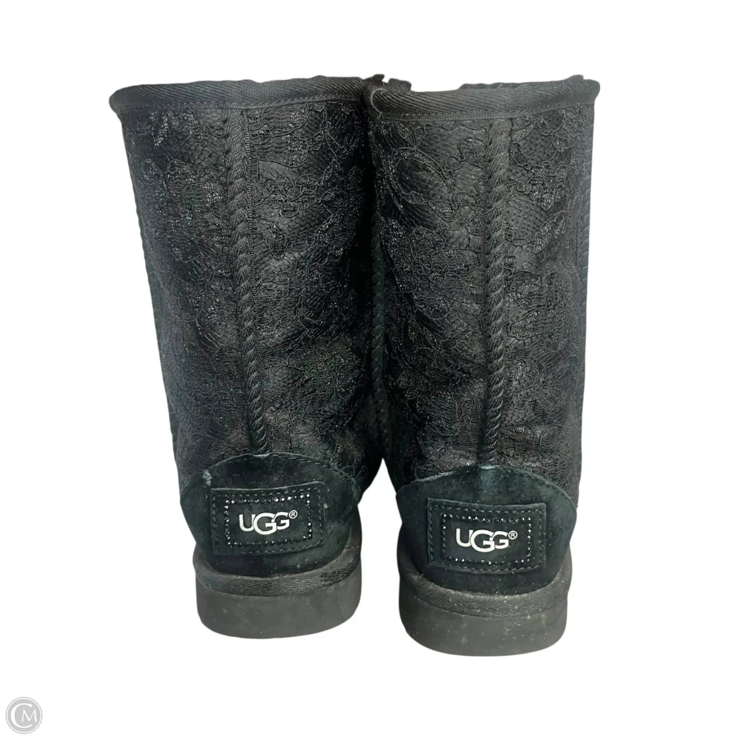 Boots Designer By Ugg In Black, Size: 8