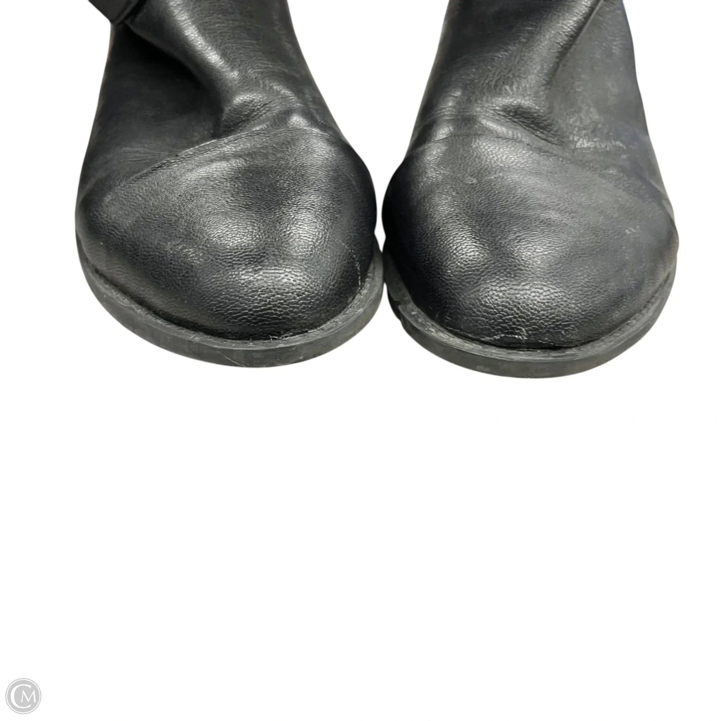 Boots Knee Heels By Vince Camuto In Black & Brown, Size: 9.5