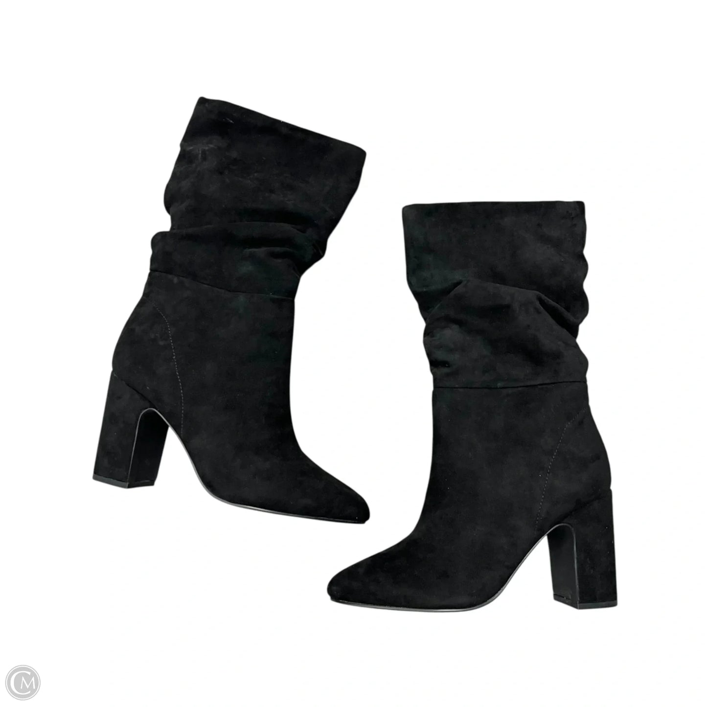 Boots Mid-calf Heels By Chinese Laundry In Black, Size: 7