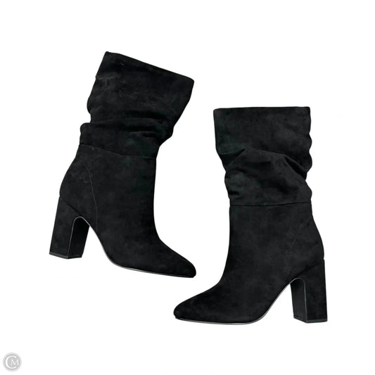 Boots Mid-calf Heels By Chinese Laundry In Black, Size: 7