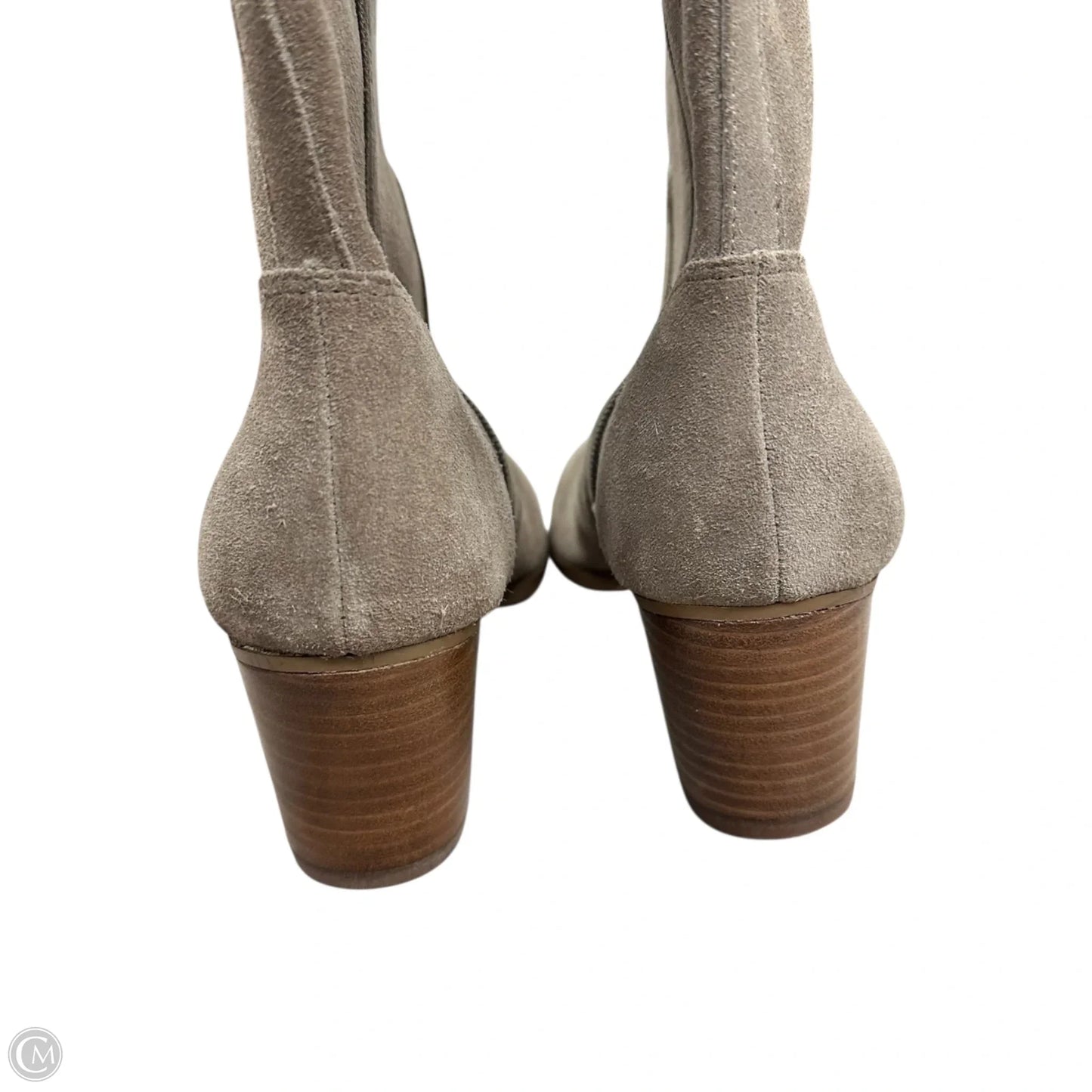 Boots Knee Heels By Sole Society In Taupe, Size: 7