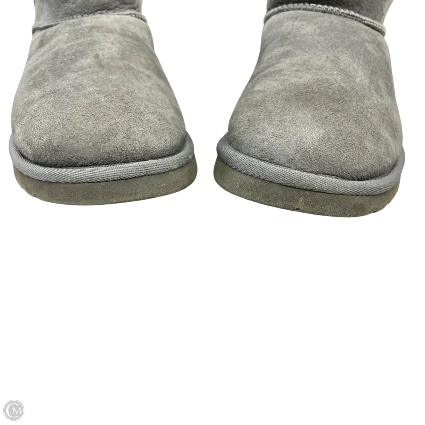 Boots Designer By Ugg In Grey, Size: 8