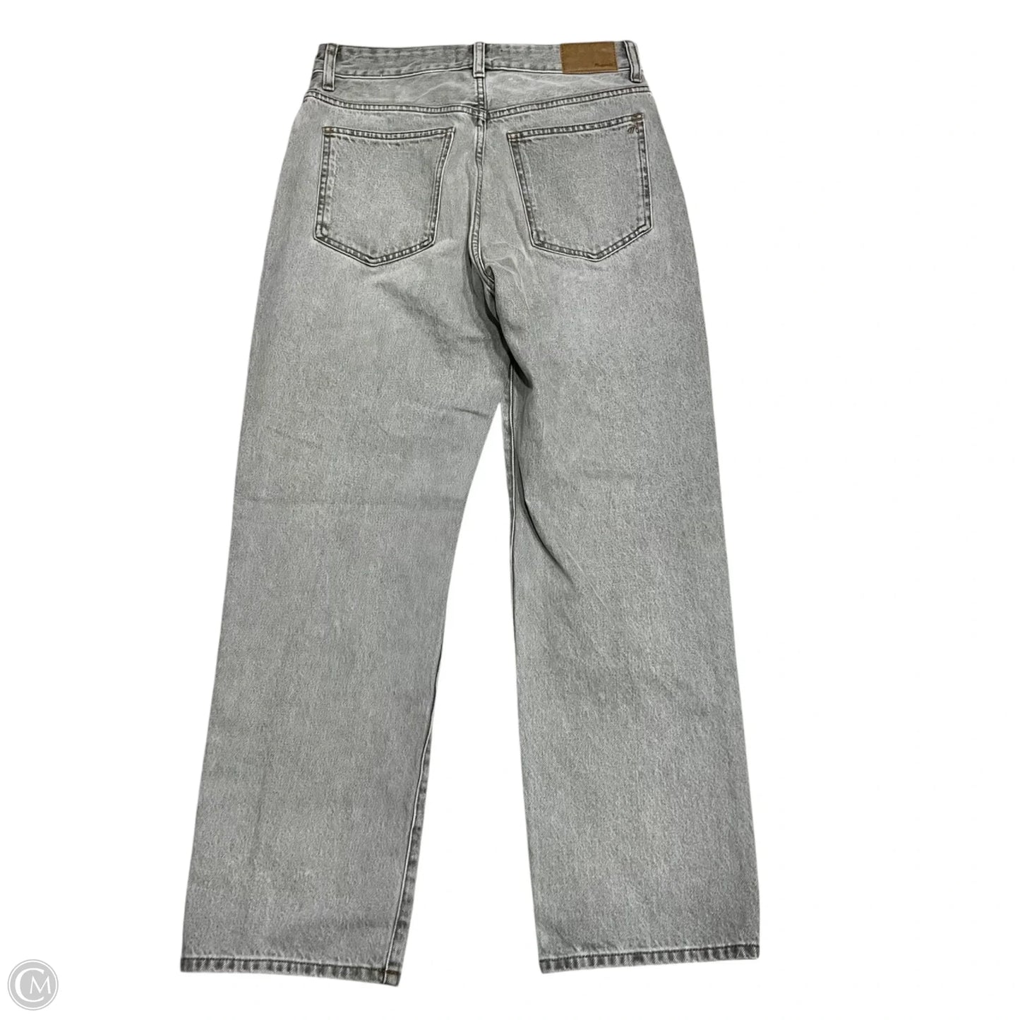 Jeans Straight By Madewell In Grey Denim, Size: 4