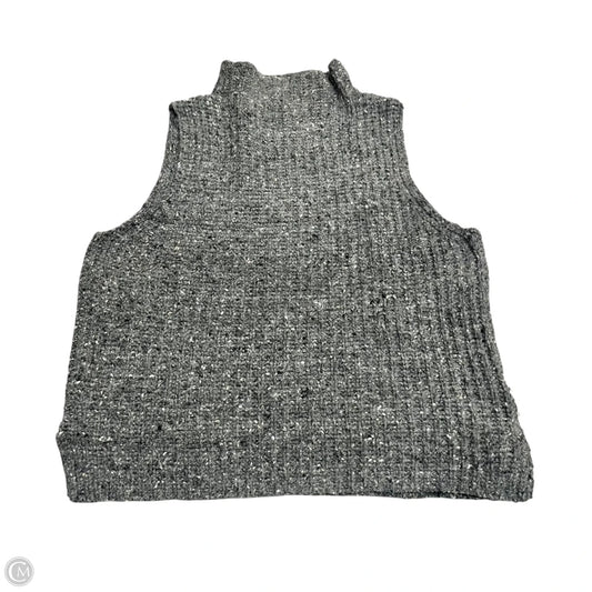 Sweater Short Sleeve By Madewell In Grey, Size: S