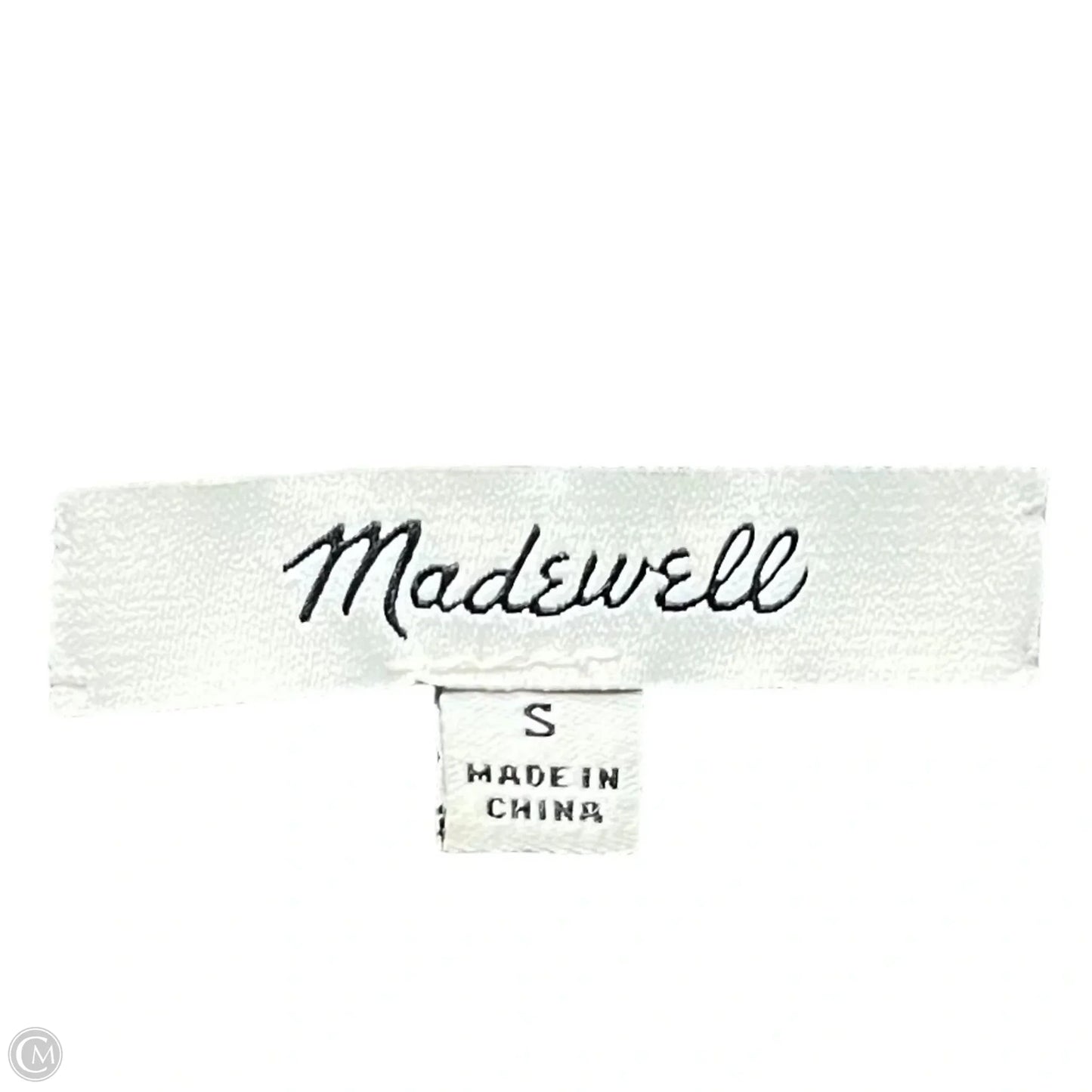 Sweater Short Sleeve By Madewell In Grey, Size: S