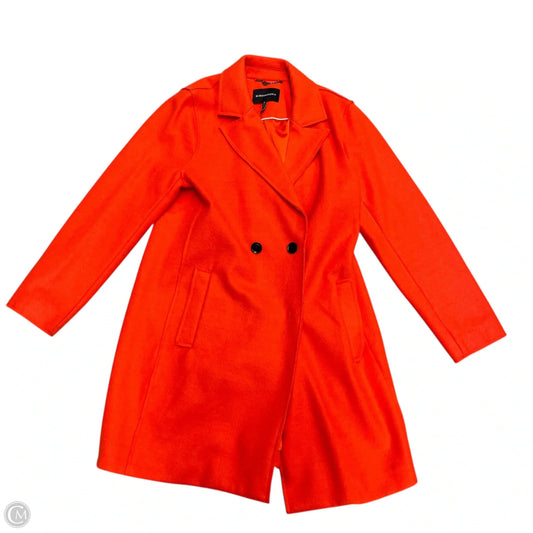 Coat Peacoat By Bcbgmaxazria In Orange, Size: L