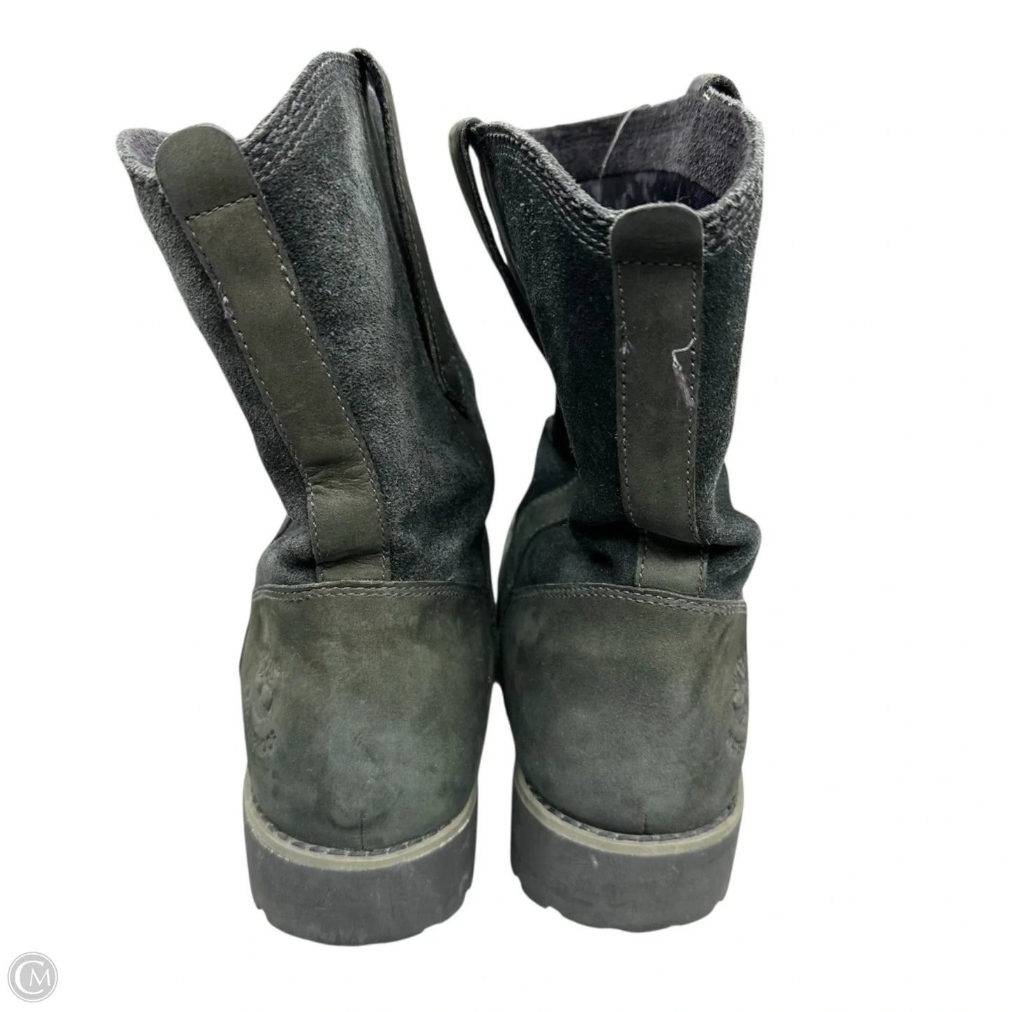 Boots Ankle Heels By Timberland In Grey, Size: 8