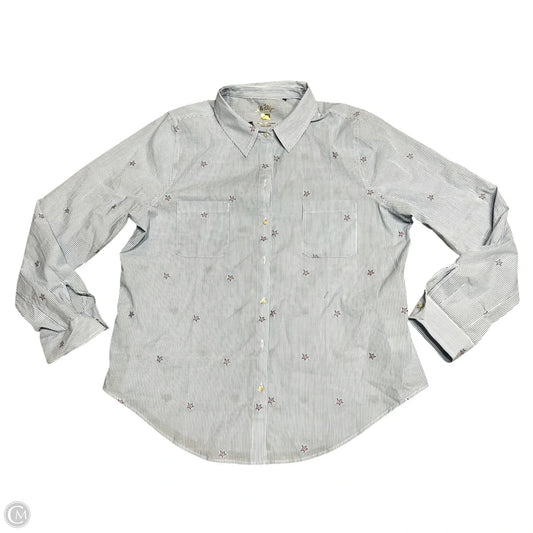 Top Long Sleeve Designer By Lilly Pulitzer In Blue, Size: Xl