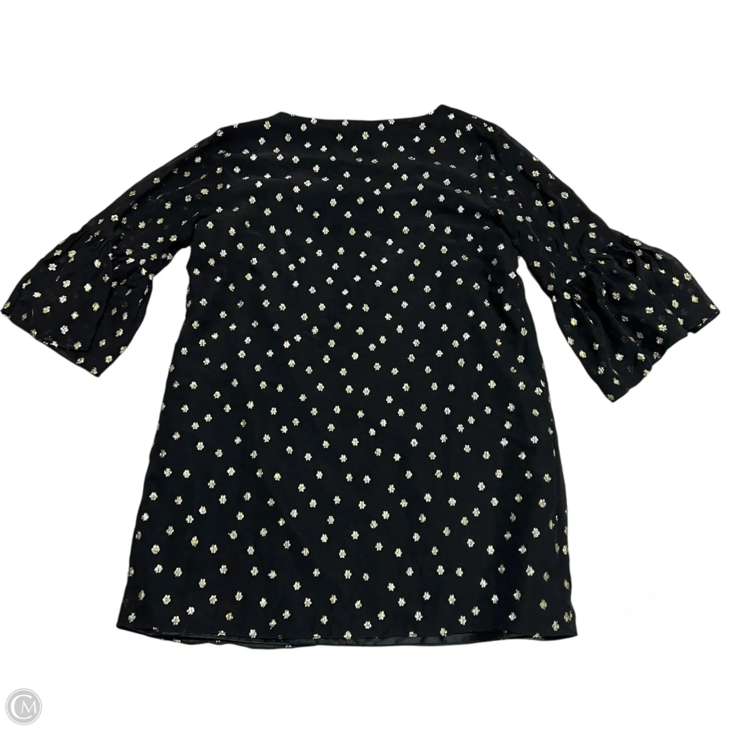 Dress Designer By Lilly Pulitzer In Black & Gold, Size: Xl