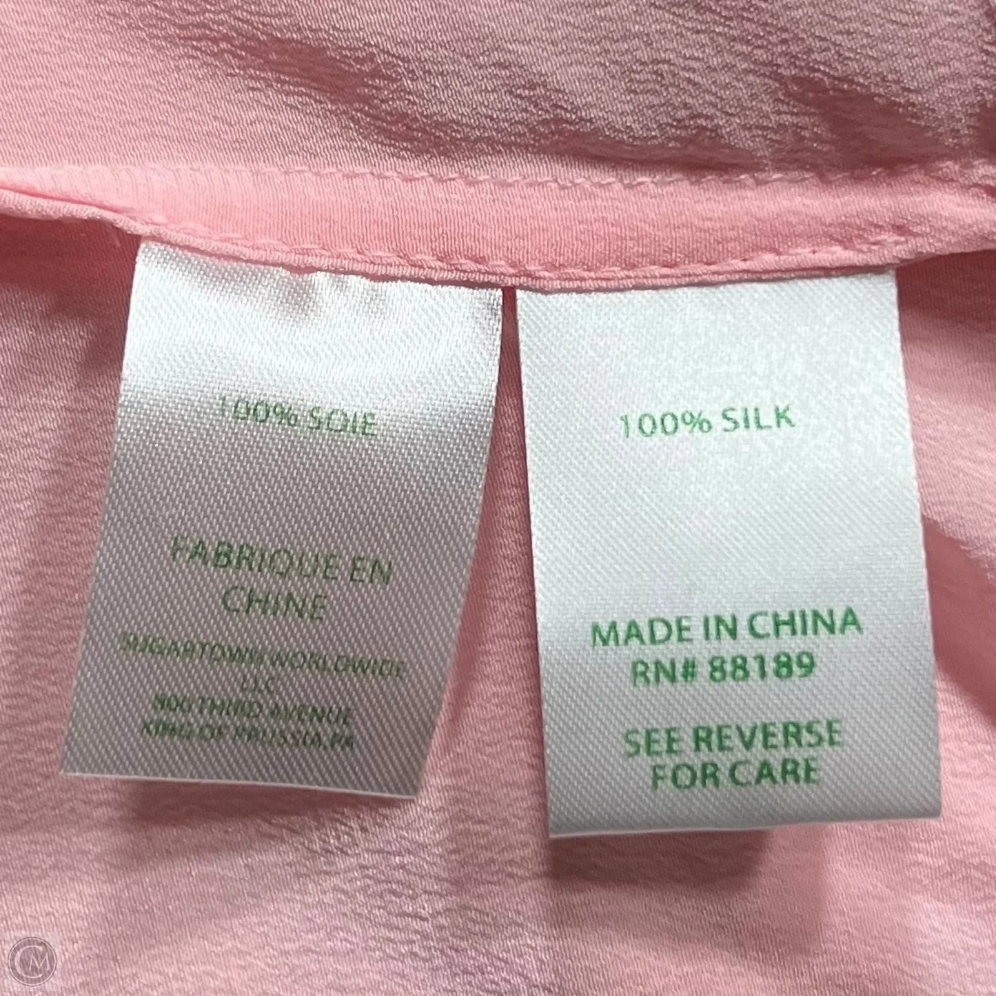 Top Long Sleeve Designer By Lilly Pulitzer In Peach, Size: Xl