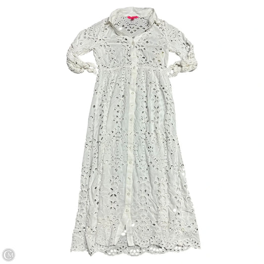 Dress Designer By Lilly Pulitzer In Cream, Size: M