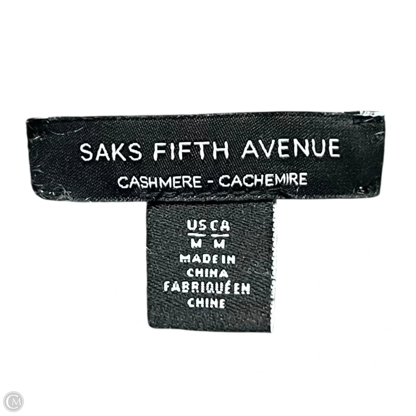 Sweater Cashmere By Saks Fifth Avenue In Green, Size: M