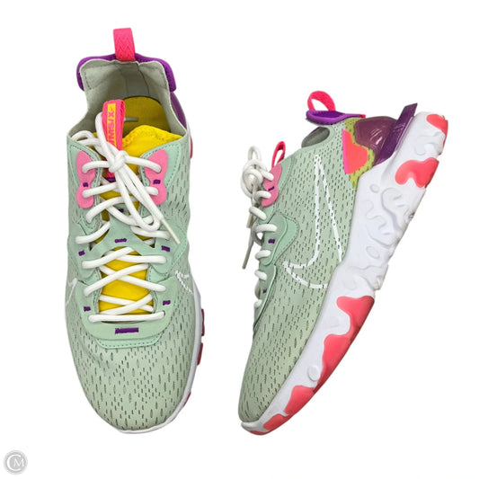 Shoes Sneakers By Nike In Green & Purple, Size: 8.5