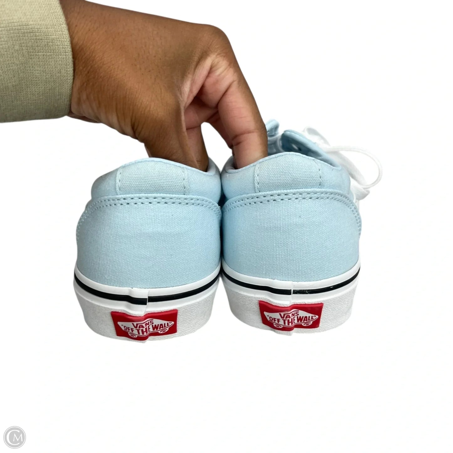 Shoes Sneakers By Vans In Blue, Size: 8