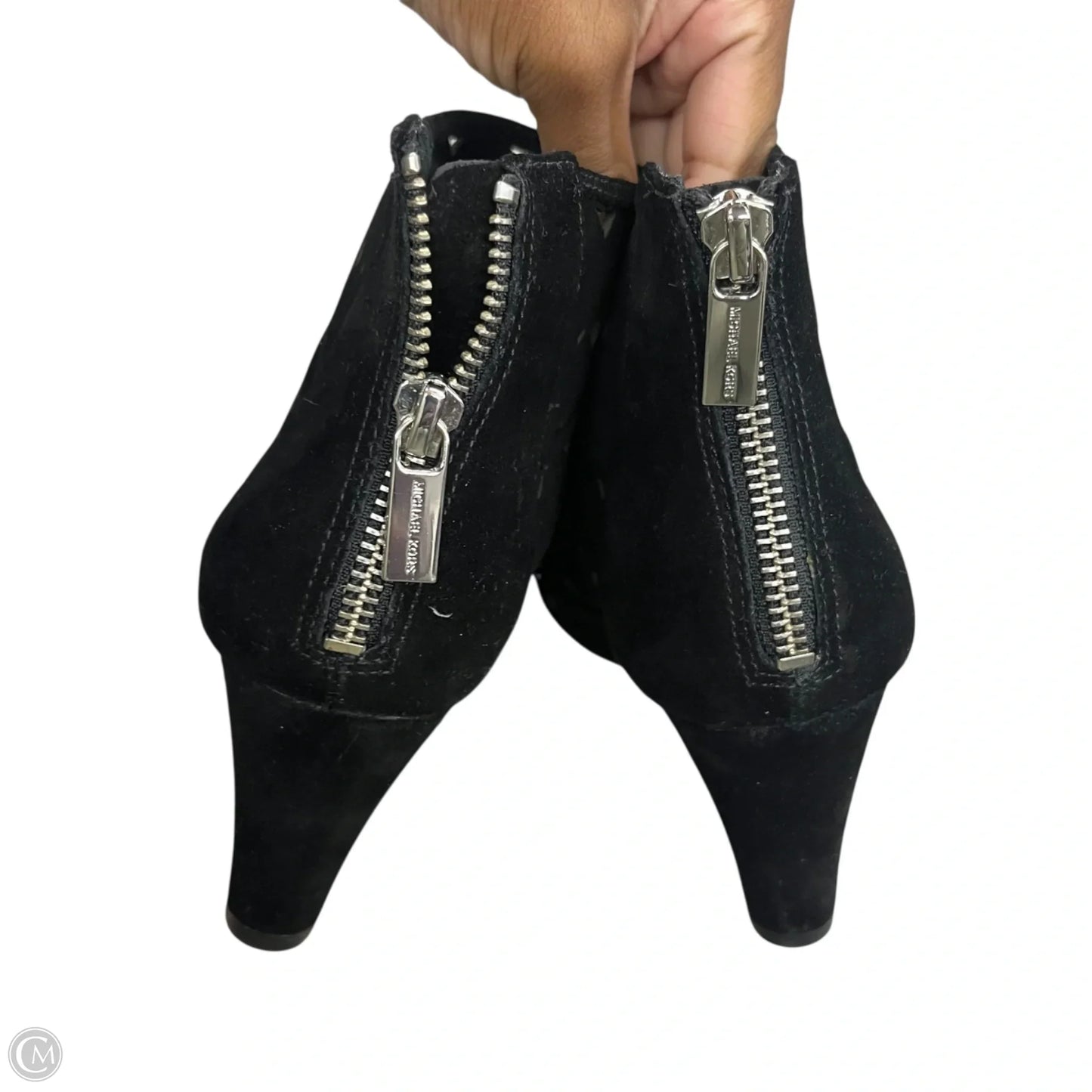 Sandals Heels Wedge By Michael By Michael Kors In Black, Size: 7