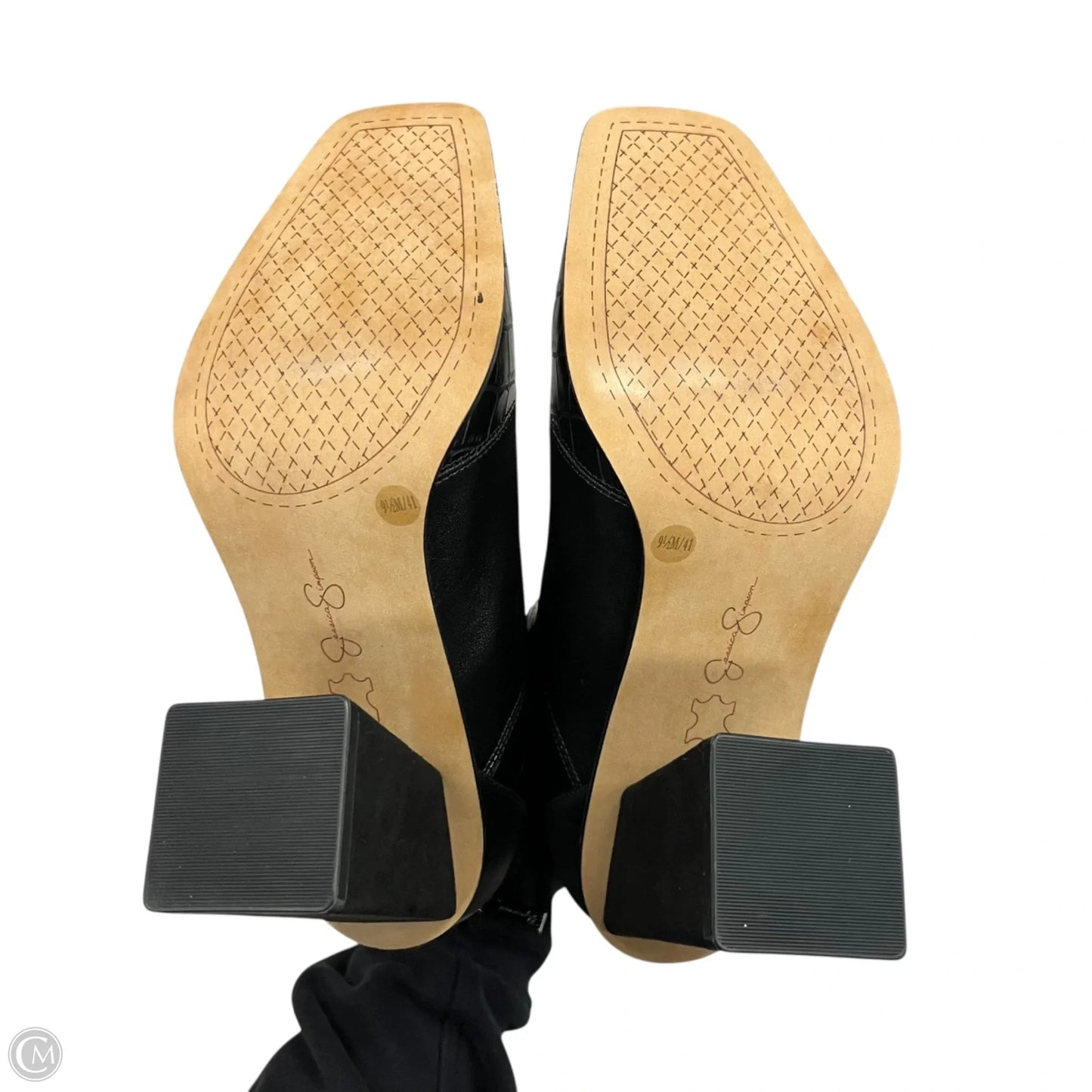 Boots Ankle Heels By Jessica Simpson In Black, Size: 9.5