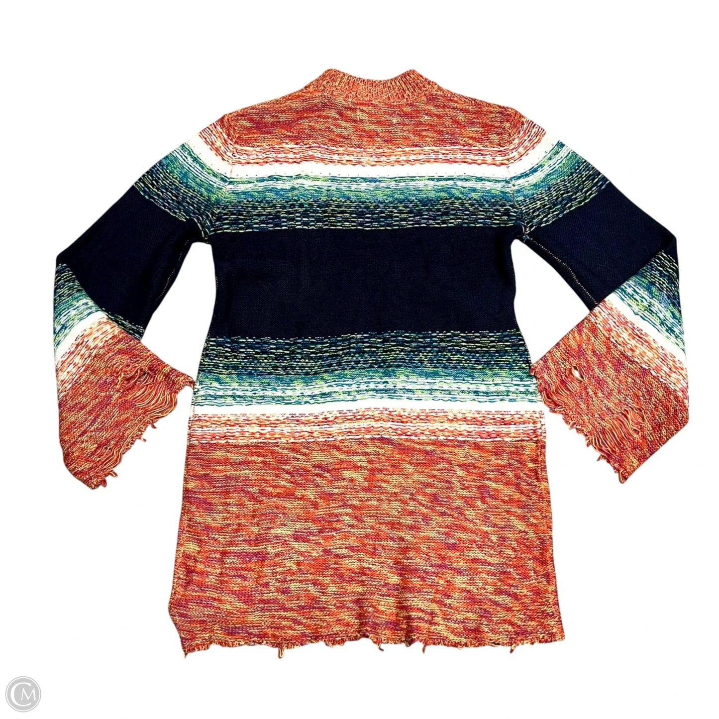 Sweater By Urban Outfitters In Blue & Orange, Size: M