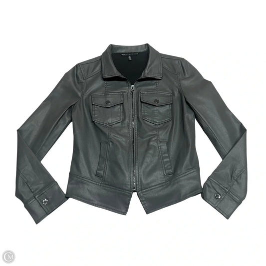 Jacket Denim By White House Black Market In Grey Denim, Size: S