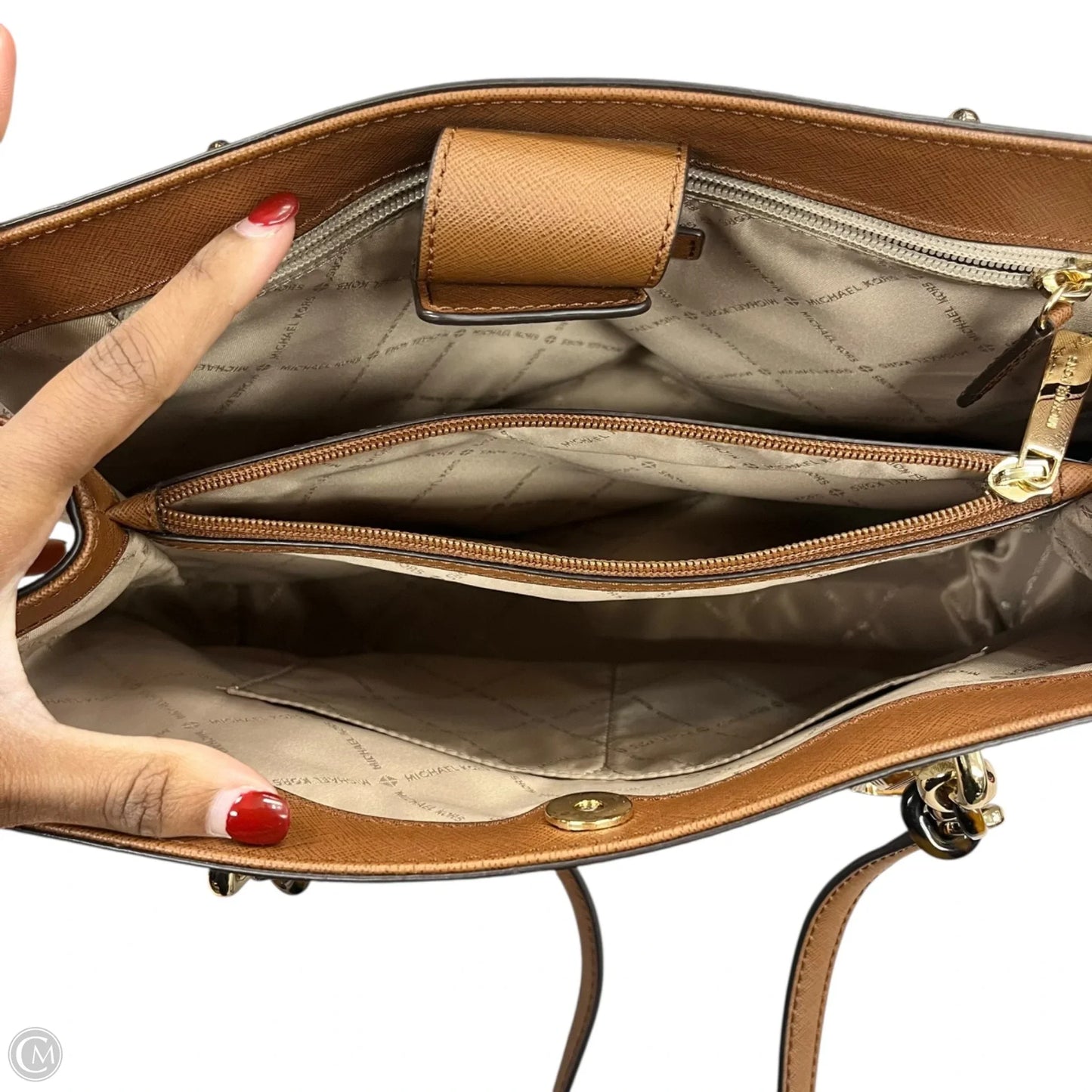 Handbag Designer By Michael Kors, Size: Large