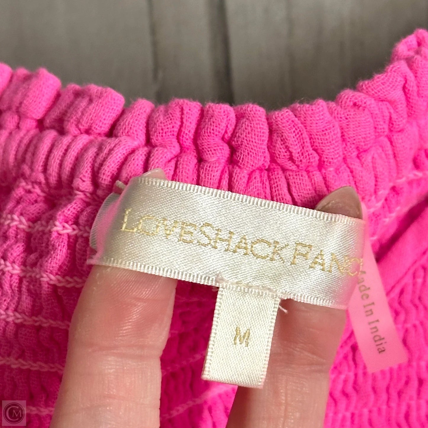 Dress Casual Short By Loveshackfancy In Pink, Size: M