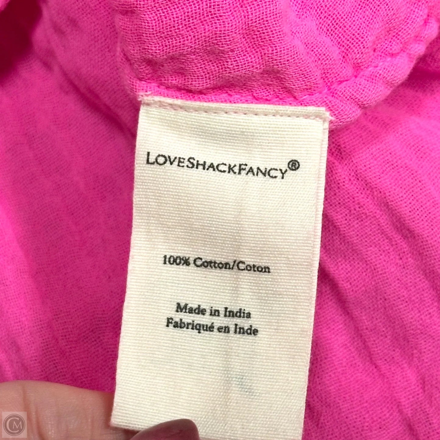 Dress Casual Short By Loveshackfancy In Pink, Size: M