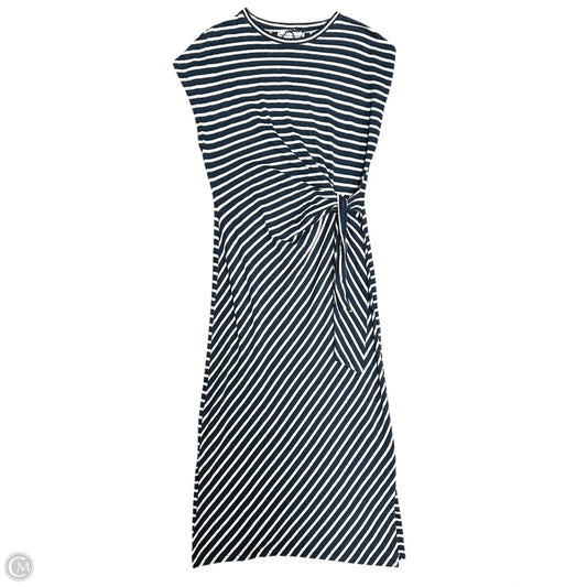 Dress Casual Maxi By A Piece Apart In Blue & Cream, Size: M