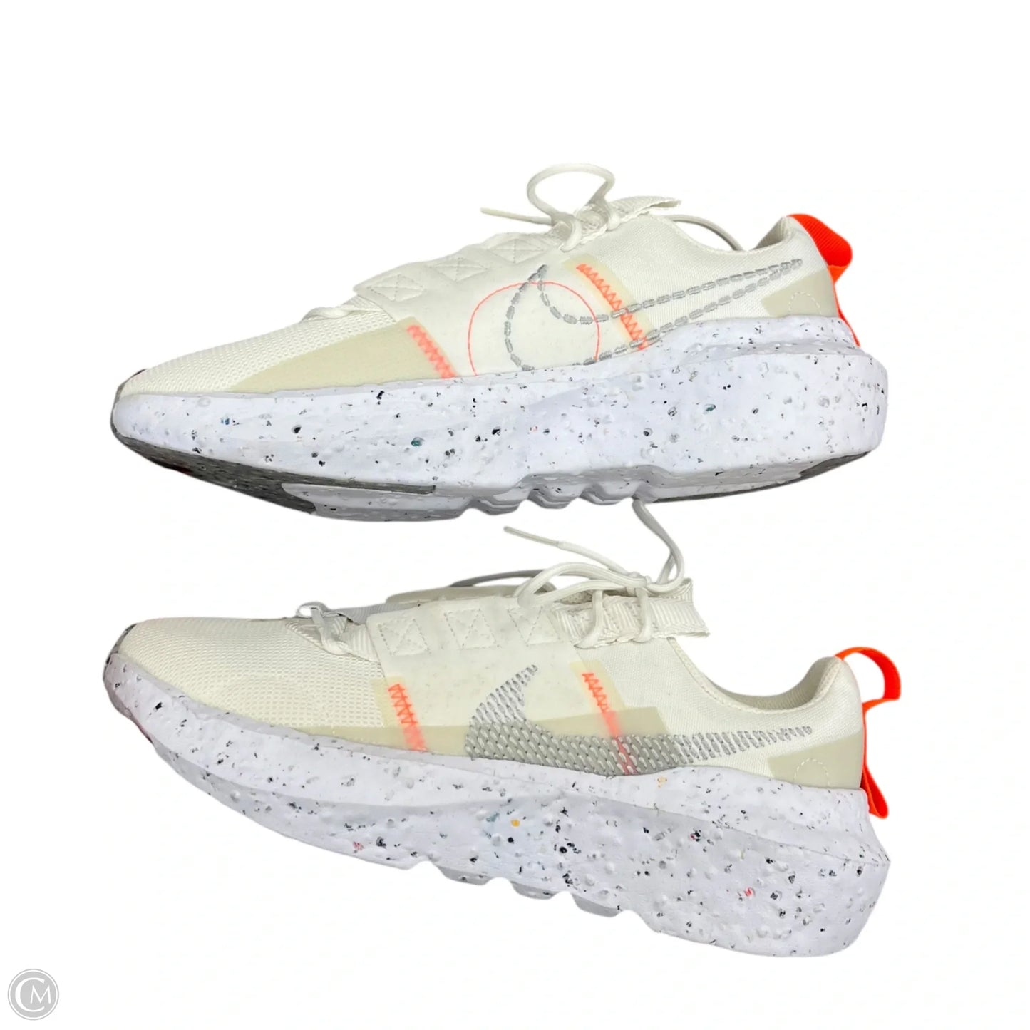 Shoes Athletic By Nike In Cream & Orange, Size: 8