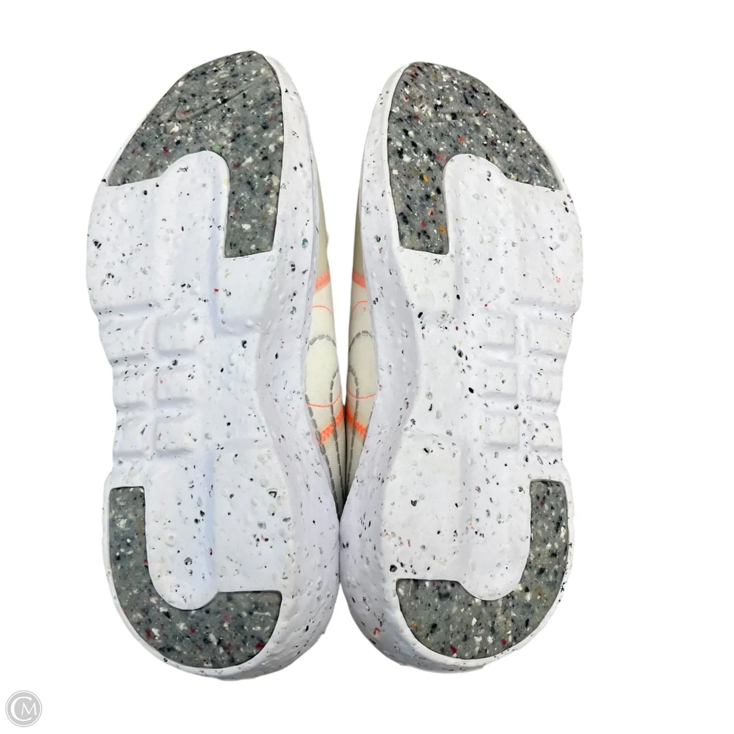 Shoes Athletic By Nike In Cream & Orange, Size: 8