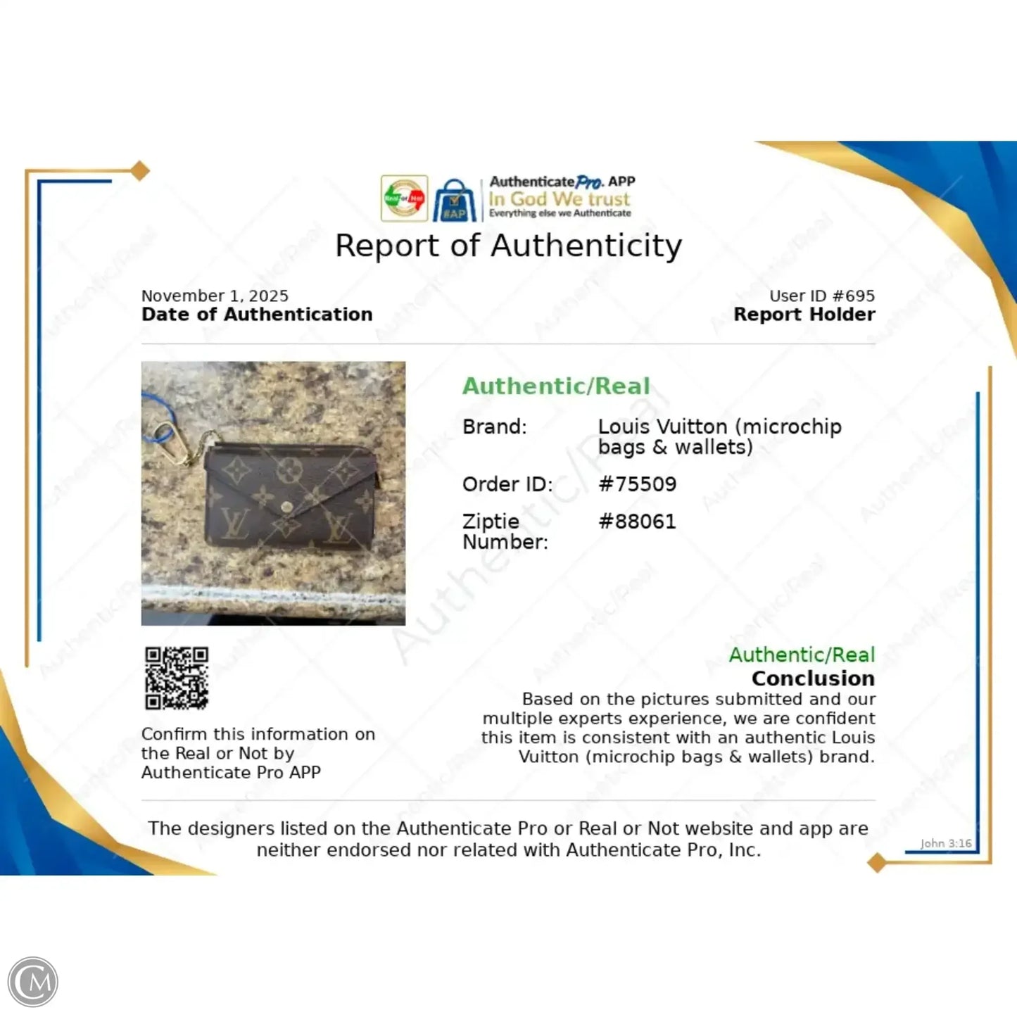 Wallet Luxury Designer By Louis Vuitton, Size: Small