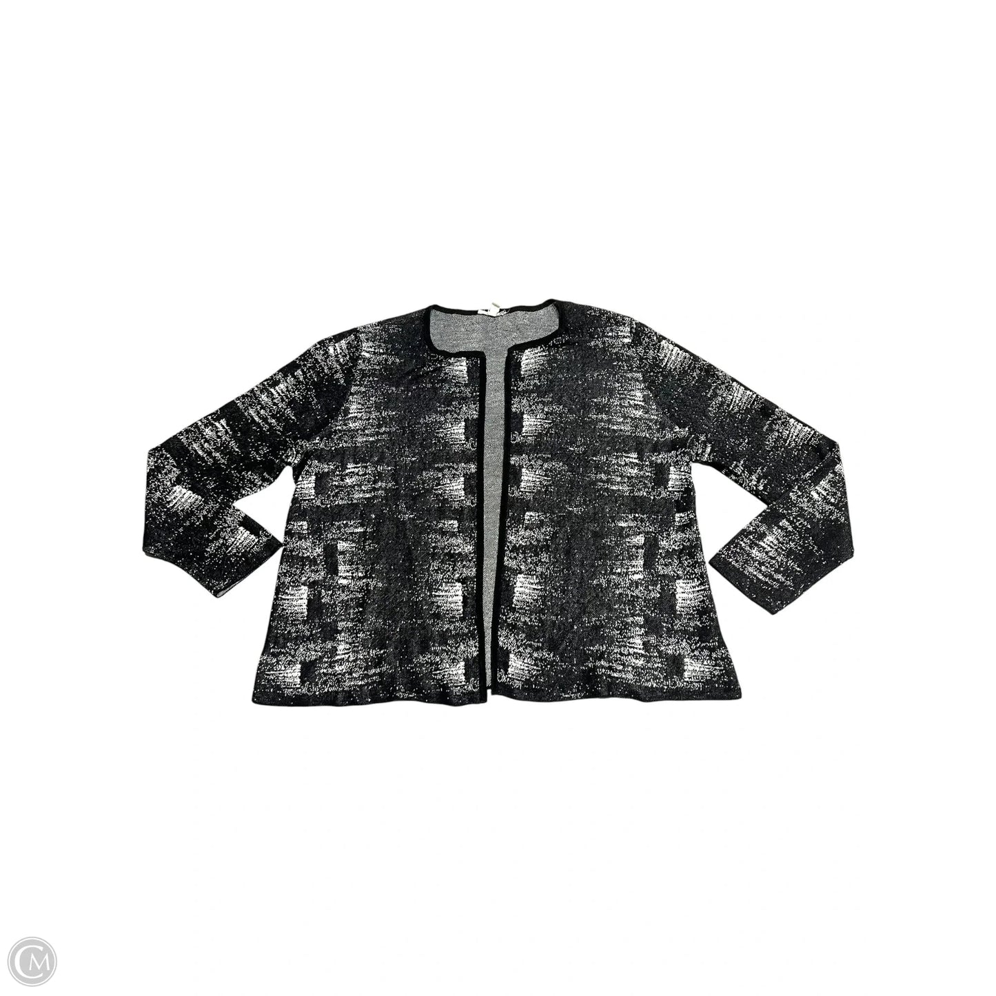 Sweater Cardigan By Eileen Fisher In Black, Size: Xl