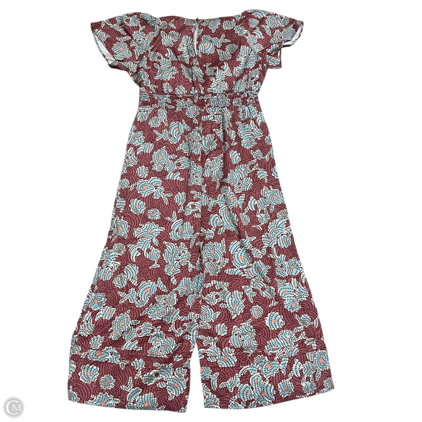 Jumpsuit By Anthropologie In Blue & Red, Size: 1x