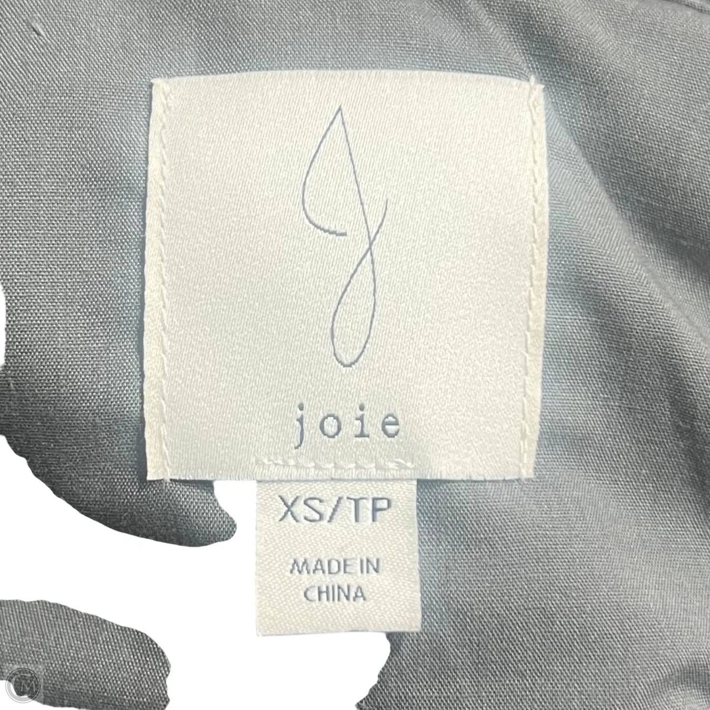 Jacket Shirt By Joie In Green & Grey, Size: Xs