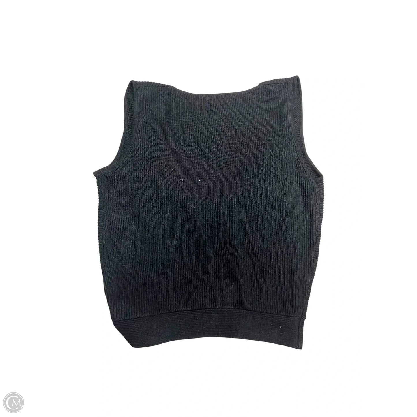 Sweater Short Sleeve By Splendid In Black, Size: M