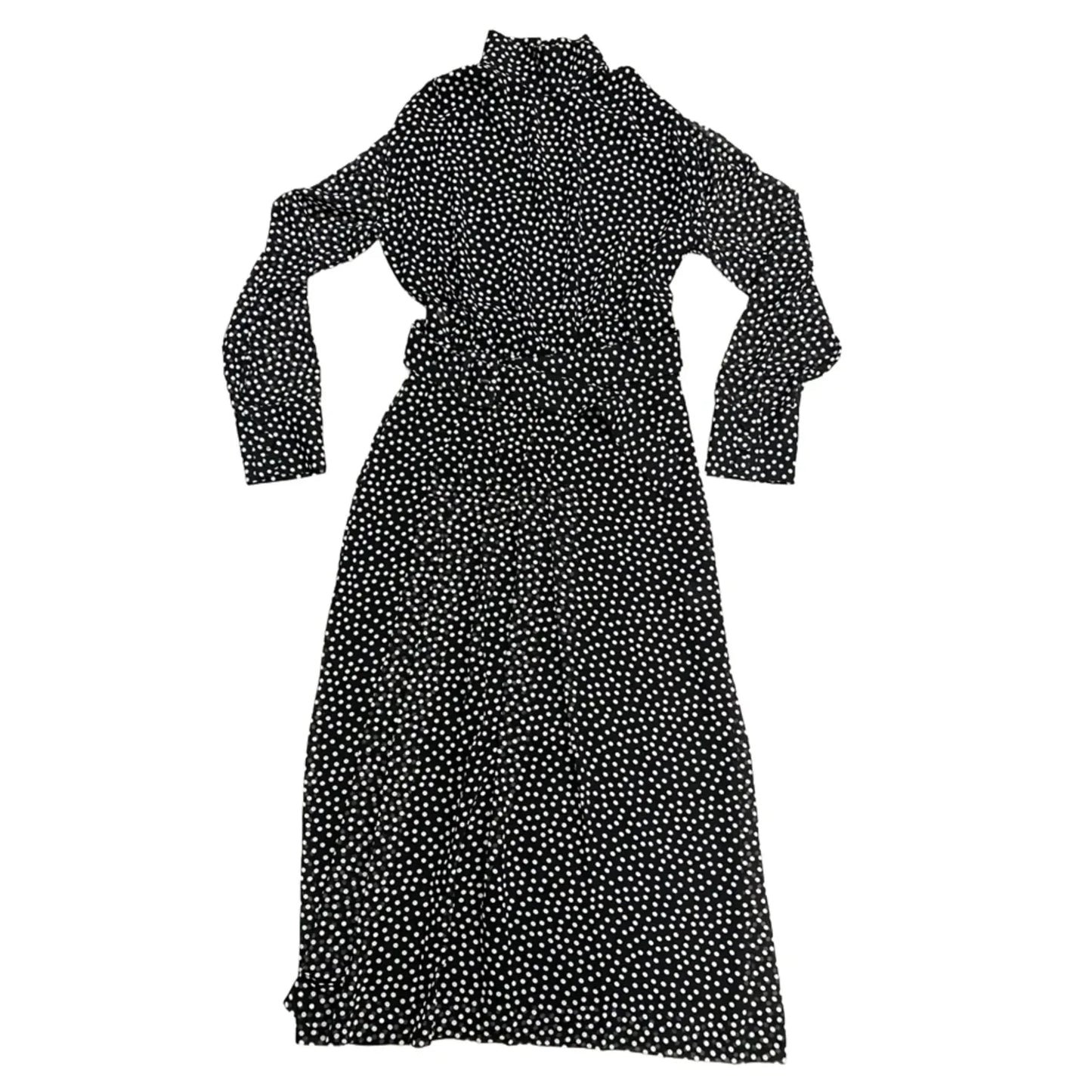 Dress Casual Maxi By Zara In Polkadot Pattern, Size: M