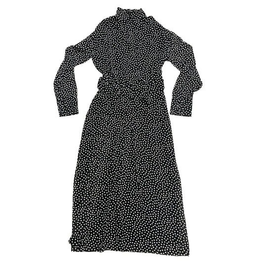 Dress Casual Maxi By Zara In Polkadot Pattern, Size: M