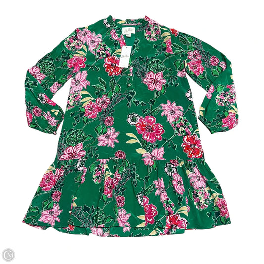 Dress Designer By Lilly Pulitzer In Green & Pink, Size: S