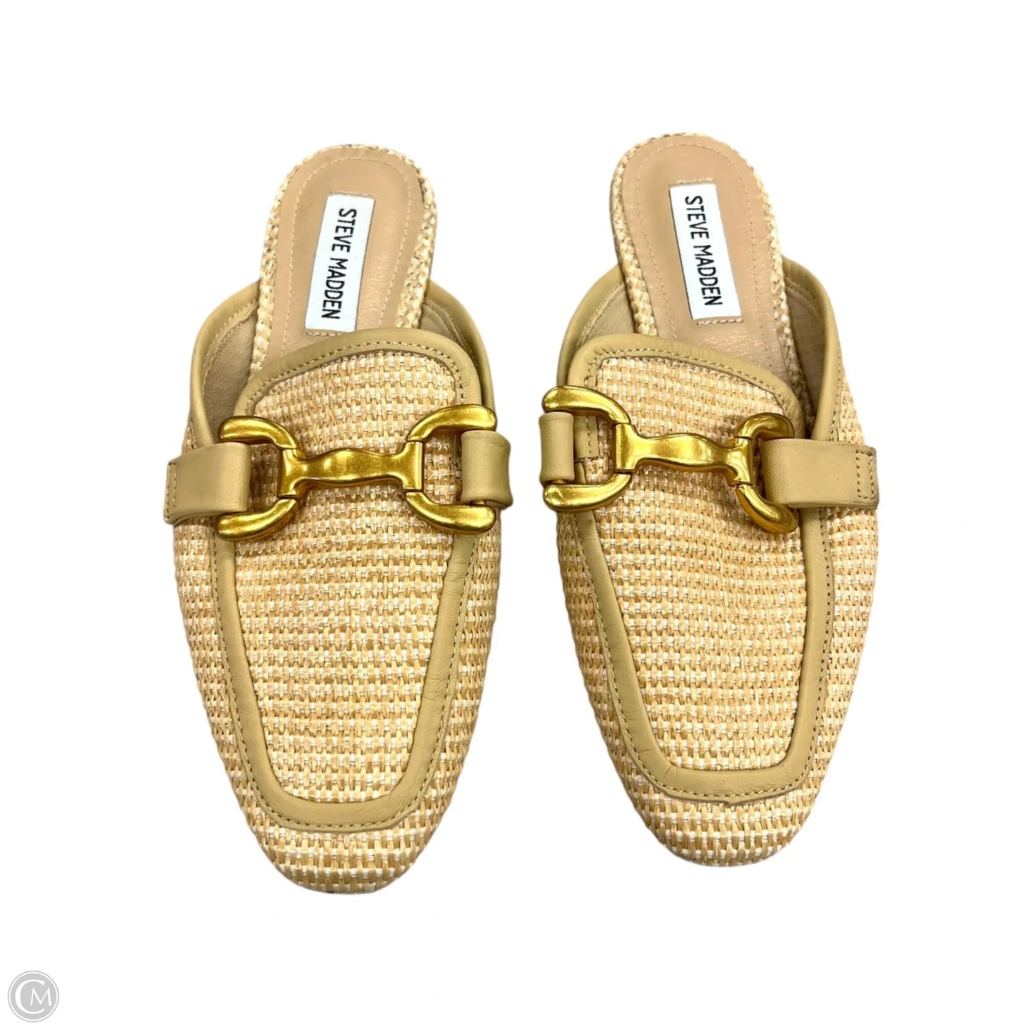 Shoes Flats By Steve Madden In Gold & Tan, Size: 6.5