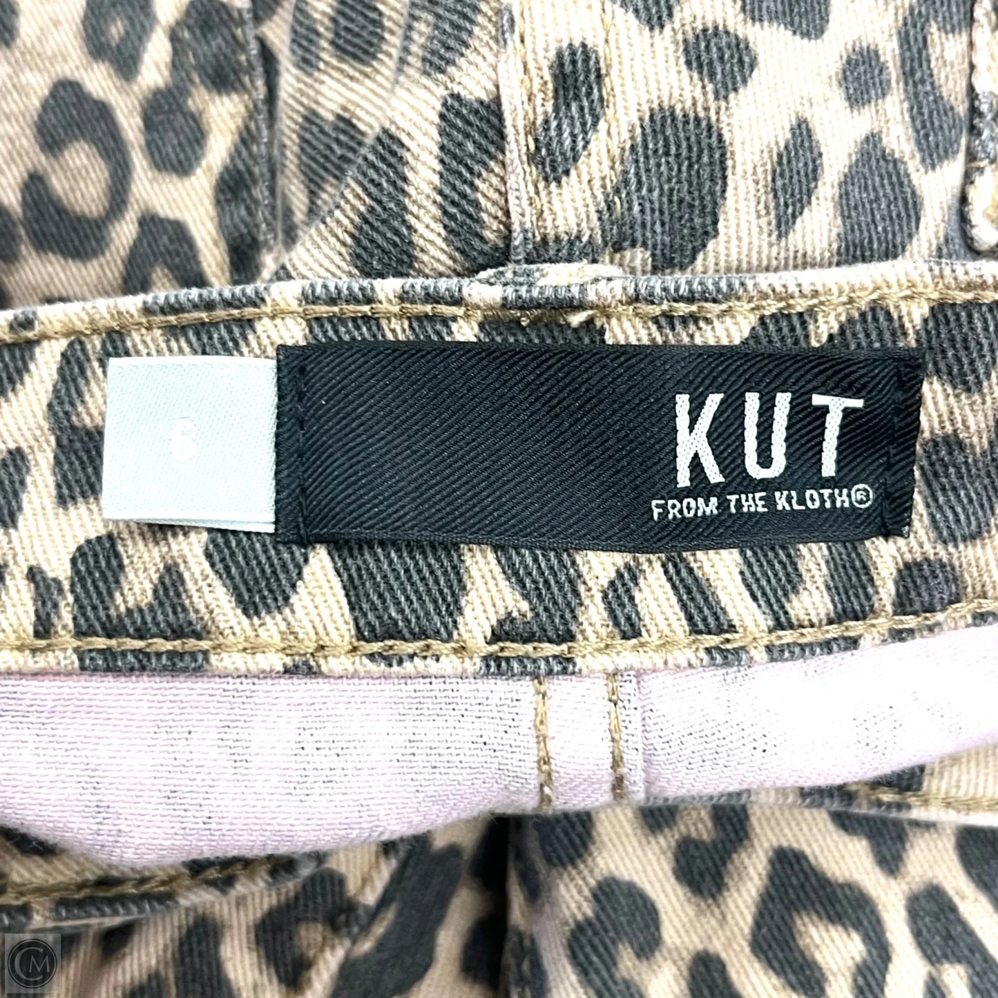Jeans Skinny By Kut In Leopard Print, Size: 6