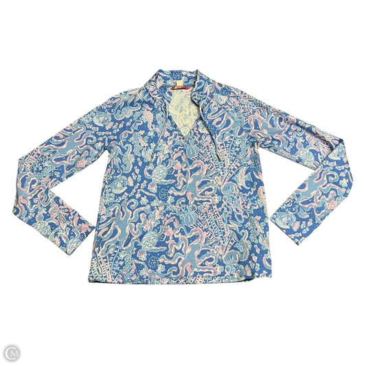 Sweatshirt Designer By Lilly Pulitzer In Blue & Pink, Size: S
