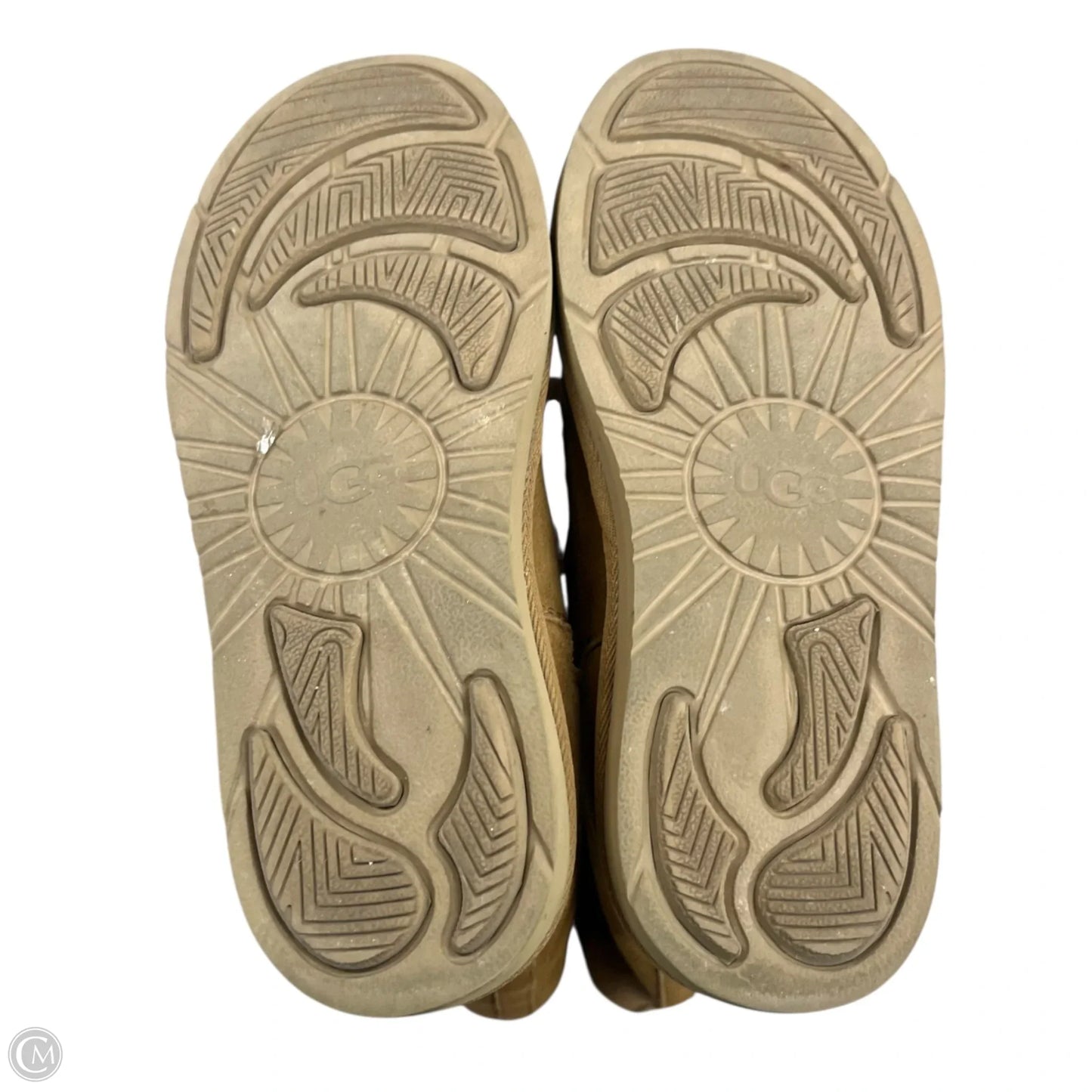 Boots Designer By Ugg In Beige, Size: 8