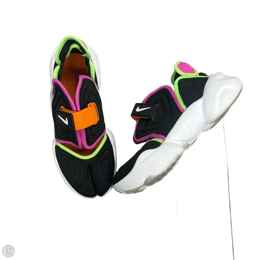 Shoes Sneakers By Nike In Green & Pink, Size: 7.5