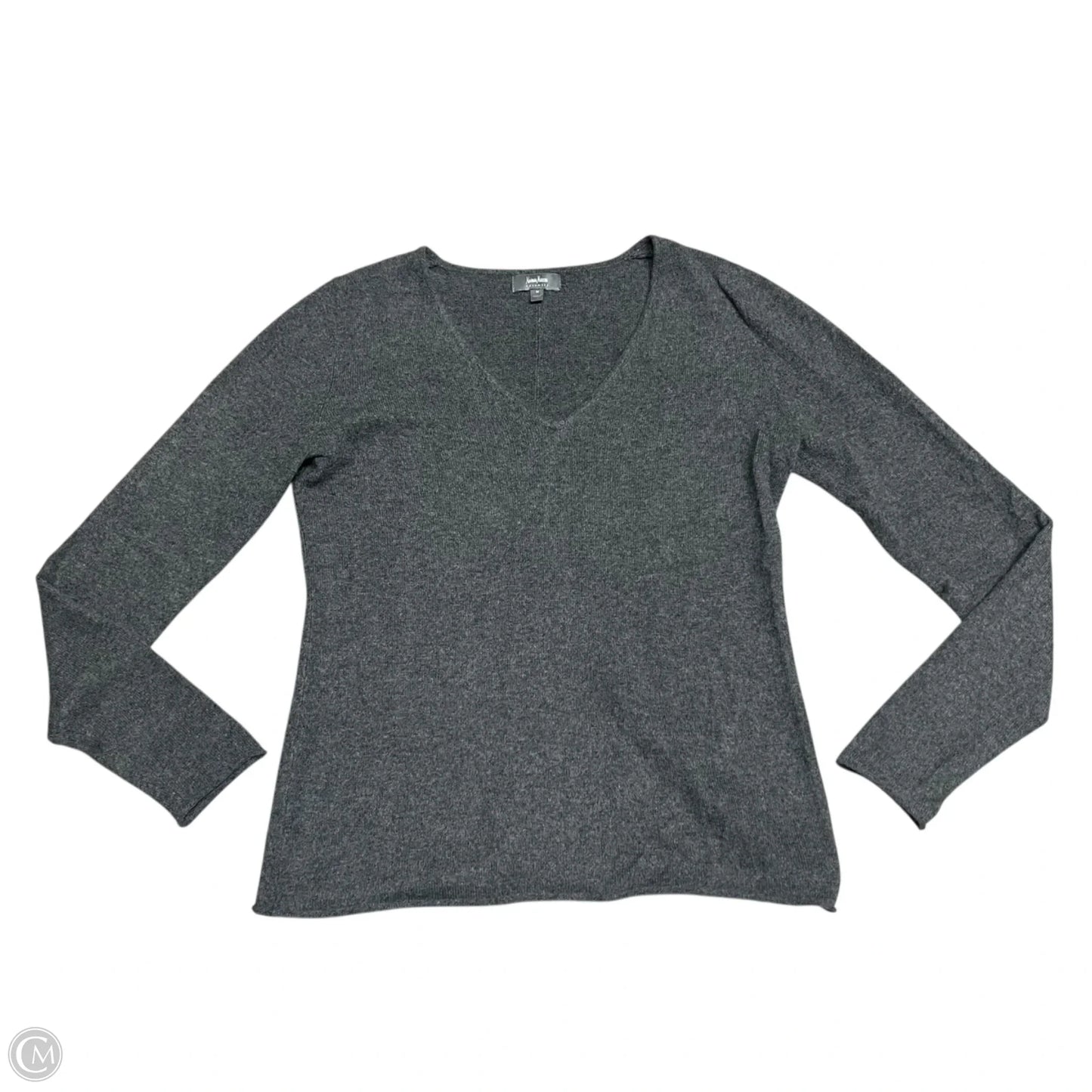 Sweater Designer By Neiman Marcus In Grey, Size: M