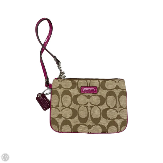 Wristlet Designer By Coach, Size: Small