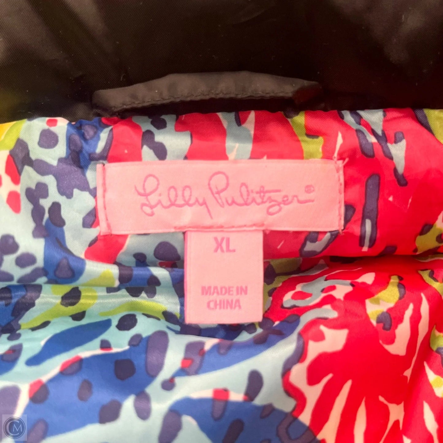 Vest Designer By Lilly Pulitzer In Black, Size: Xl