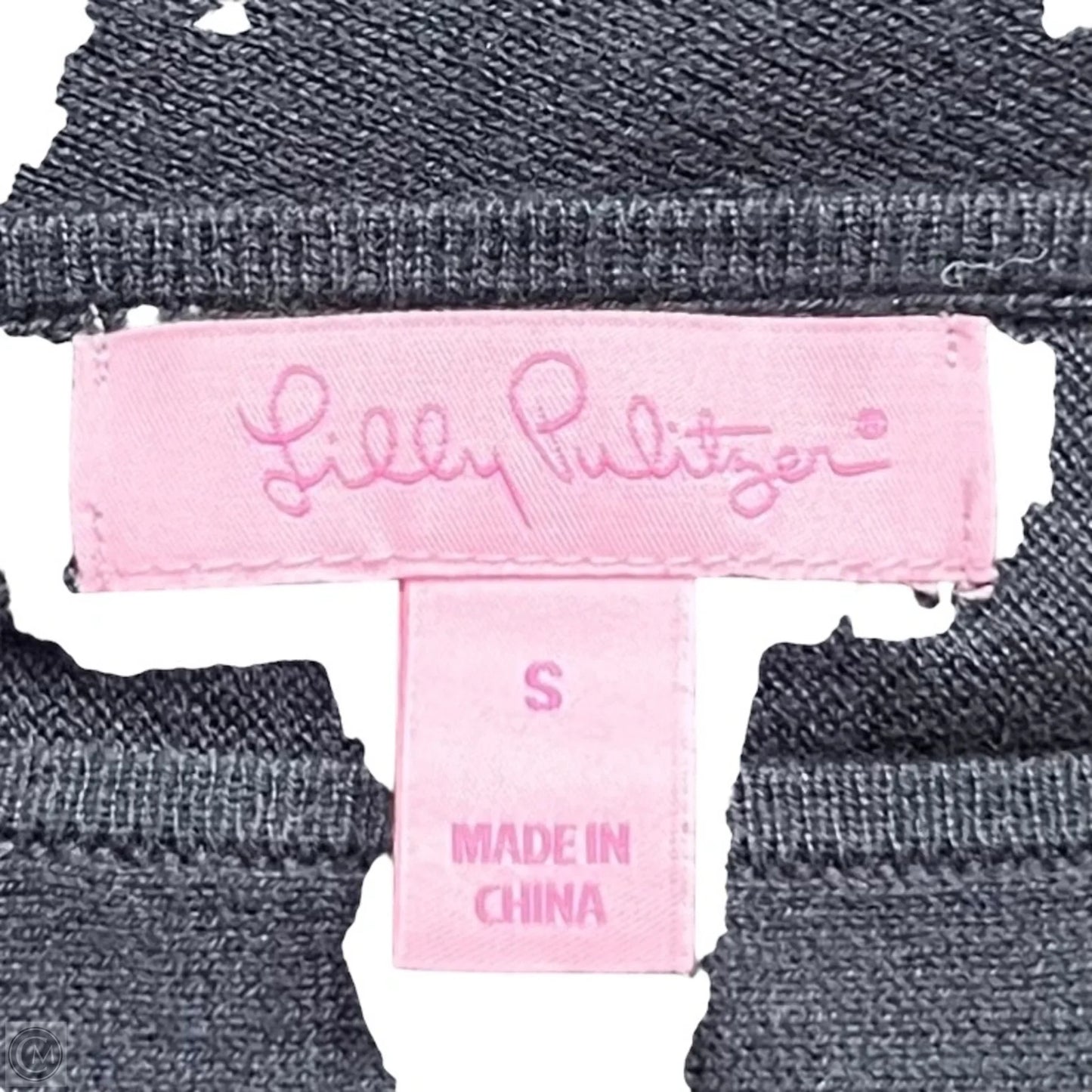 Sweater Cardigan Designer By Lilly Pulitzer In Black, Size: S