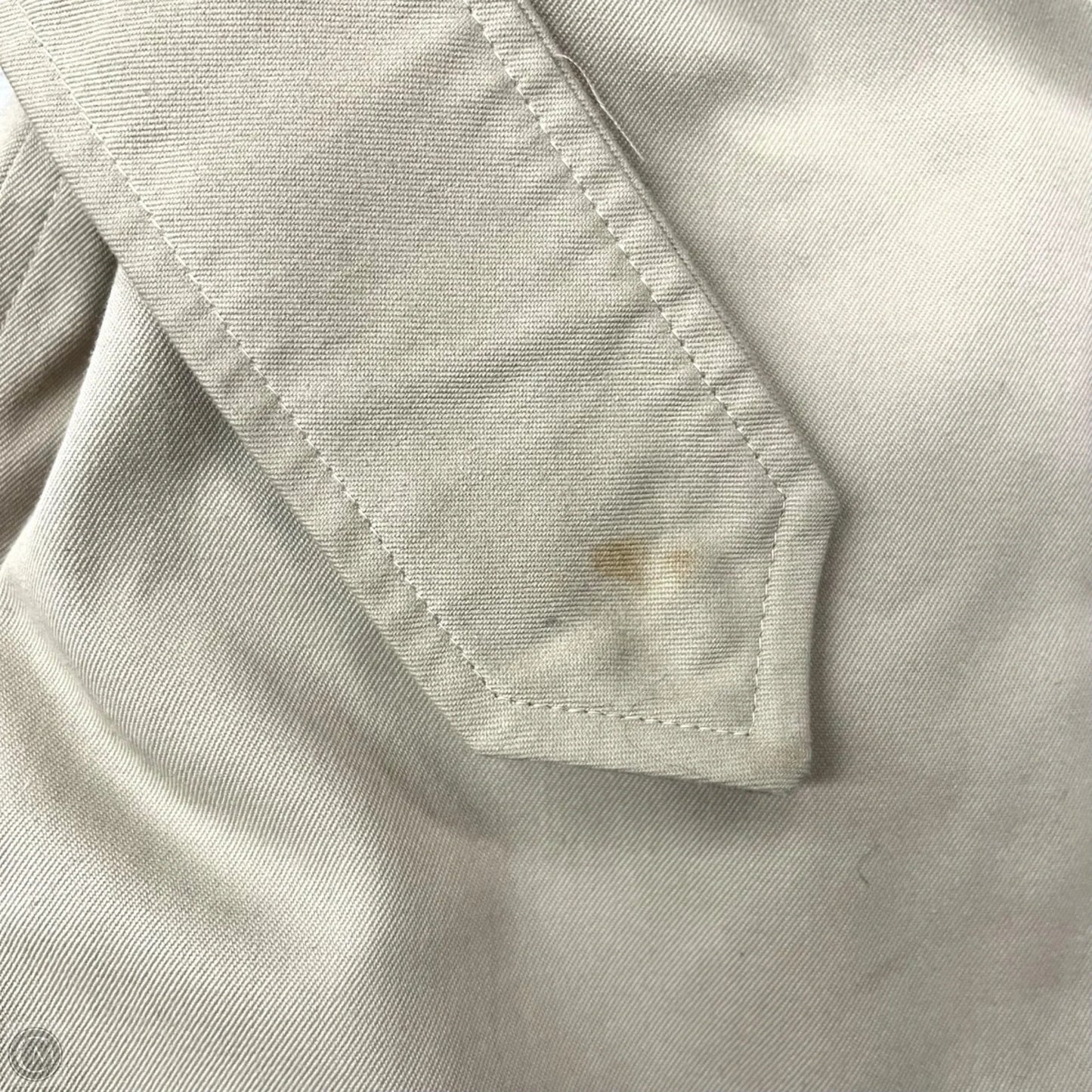 Coat Luxury Designer By Burberry In Tan, Size: S