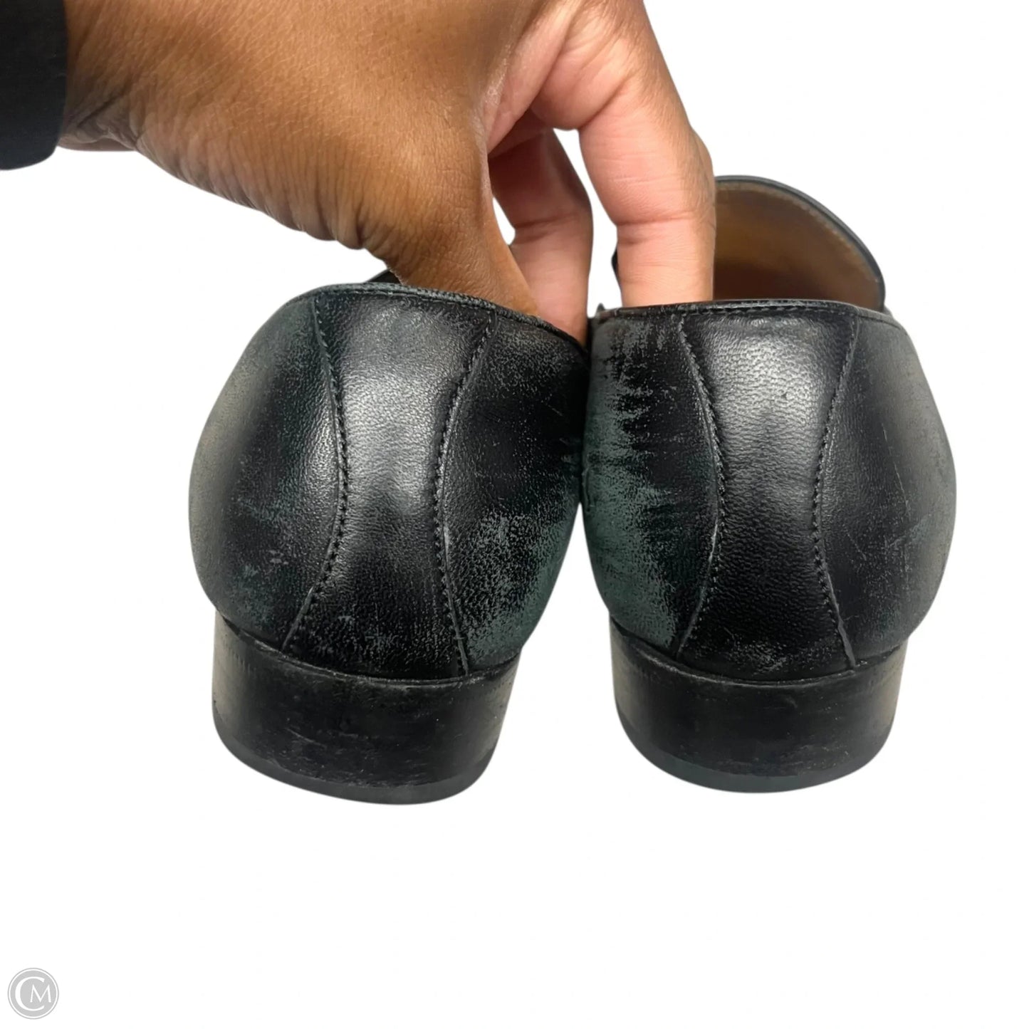 Shoes Luxury Designer By Gucci In Black, Size: 5.5