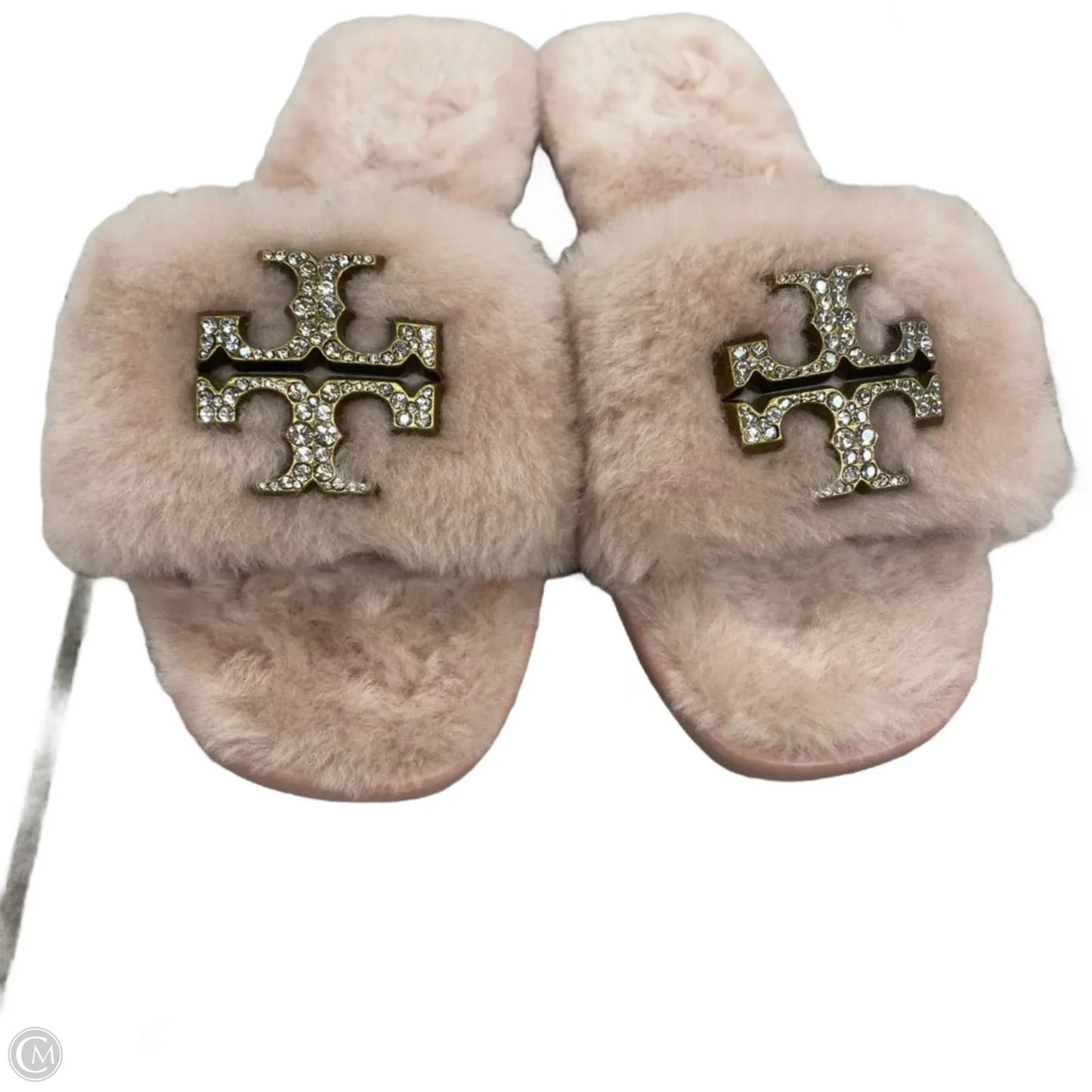 Slippers Designer By Tory Burch In Pink, Size: 7